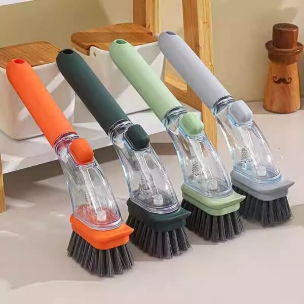 Handheld Soap Dispensing Dish Brush