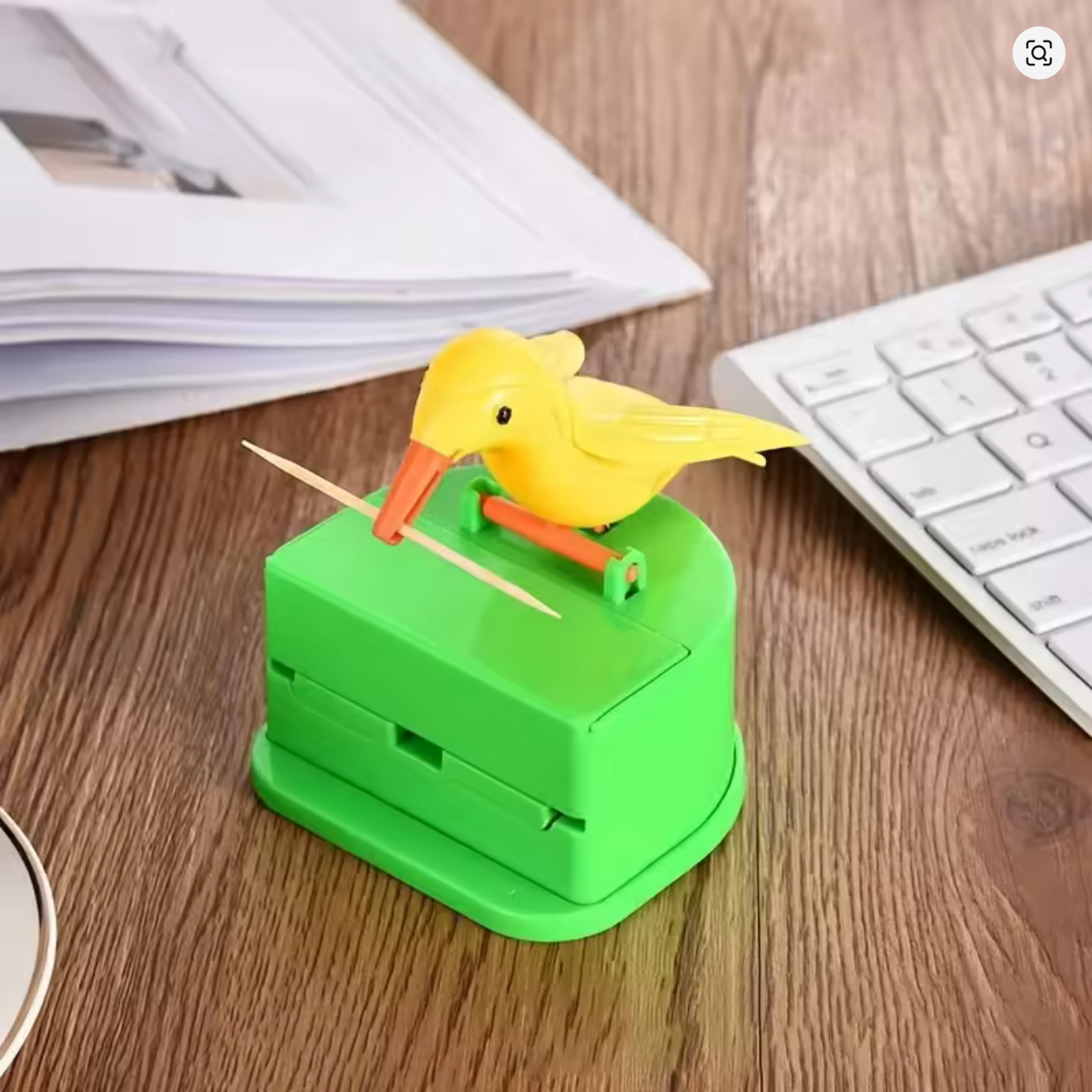 Automatic Bird Toothpick Holder